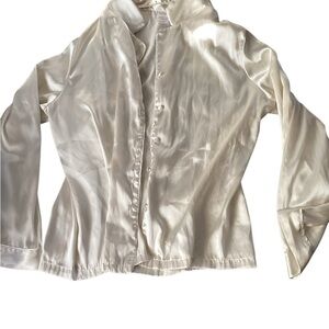 #130 ( Bundle!!) Gilligan & O'Malley Cream Satin Sleepwear size (L)